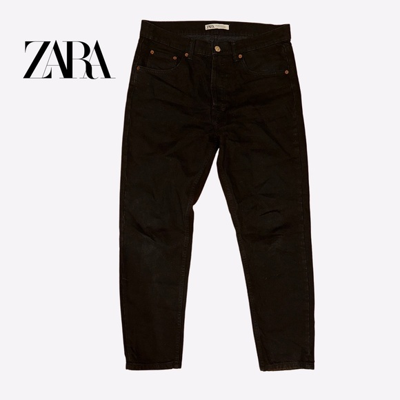 Zara Jeans Zara 9s Slim Fit Black Jeans Mens 32 Poshmark